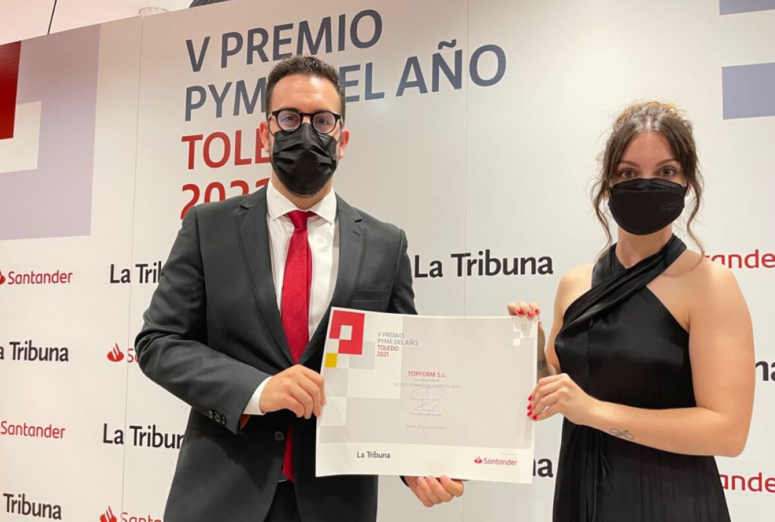 Top Form, galardonado en los Premios Pyme del Año 2021 de Toledo